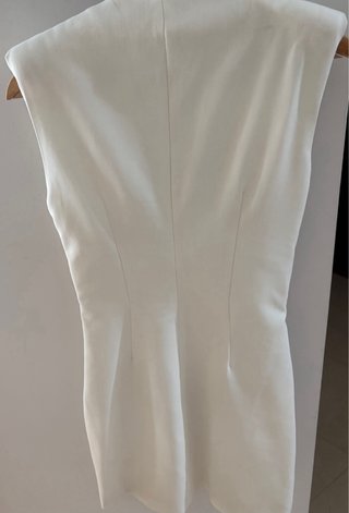 Vestido corto Zara blanco