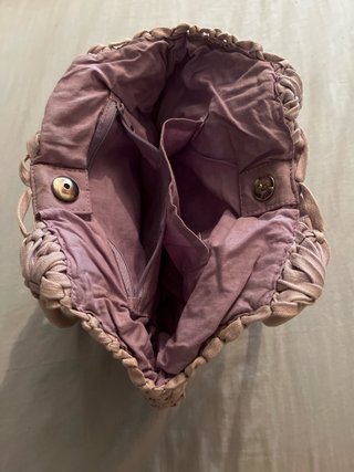 Bolso Hobbs Macramé Morado claro