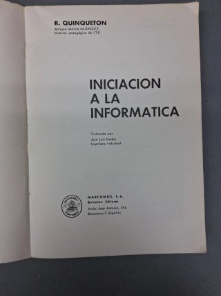 RENE QUINTENTON INICIACION A LA INFORMATICA