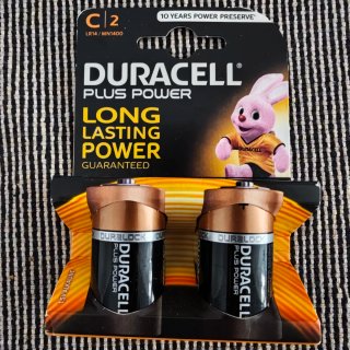2 Pilas Duracell C LR14 MN1400