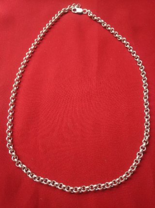 Collar de plata con cierre