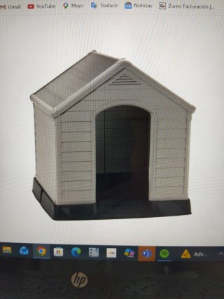 Caseta para perro mediano grande