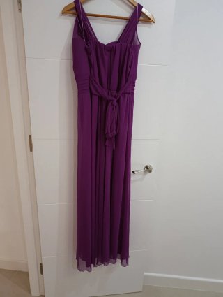 Vestido fiesta morado talla M