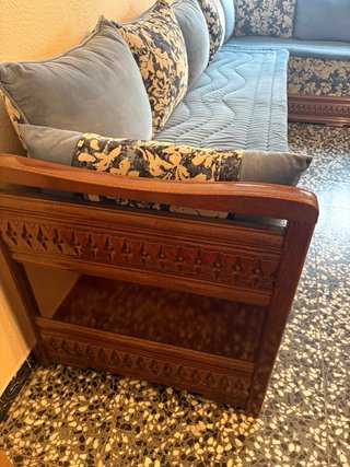 Salón marroquí en perfecto estado