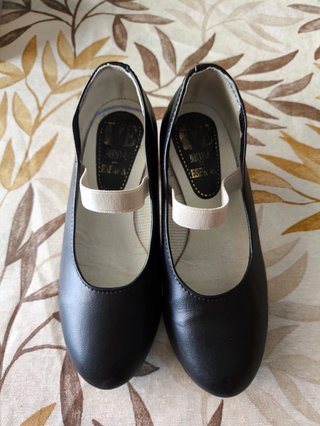 Zapatos Flamenco Niña Tacón talla 30