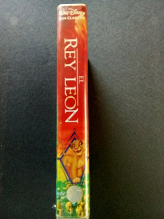 El Rey León VHS Disney Clásicos Español