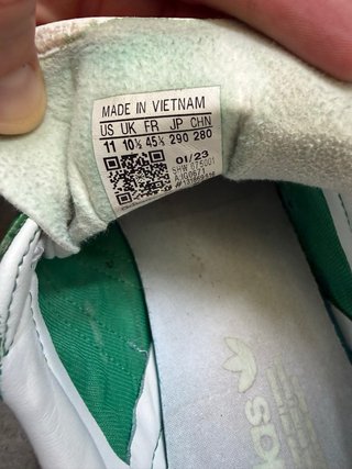 Zapatillas Adidas Gazelle Verdes Talla 45 1/3