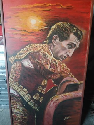 Cuadro Pintura al Óleo Torero