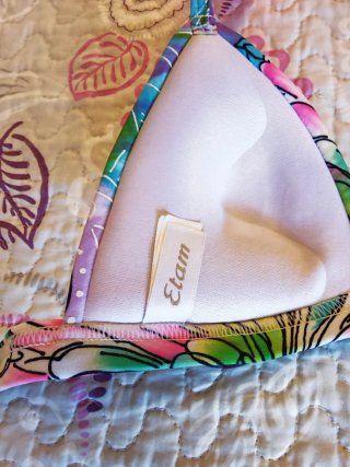 Sujetador bikini estampado con aro Talla S