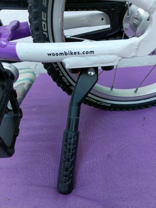 Bici Woom 2 Morada + Pata de Cabra