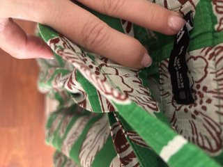 Bermuda Zara Estampada Lino