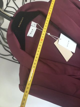 Vestito Vila bordeaux taglia S/36