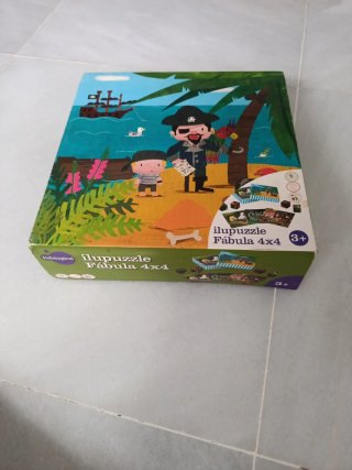 Puzzle Piratas Fábula 4x4