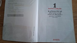 Matemáticas aplicadas a las Ciencias Sociales I...