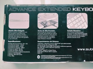 Teclado Bluetooth Subblim Advance Extended Alumini