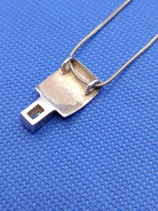 Collar Plata de Ley 925 con Piedra Azul