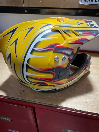 Casco Motocross SHIR Cross Explorer Amarillo