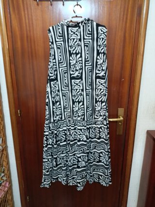 Vestido Sfera Negro y Blanco