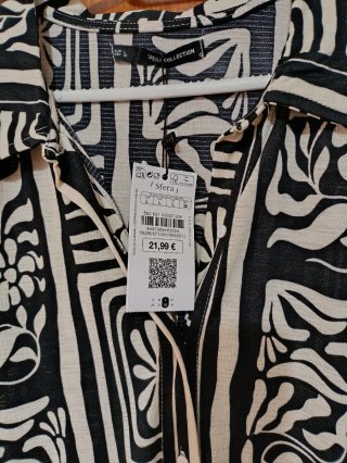 Vestido Sfera Negro y Blanco