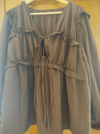 Blusa Shein cuadros azul O marron