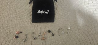 Lote 10 piercings ombligo Mayhoop
