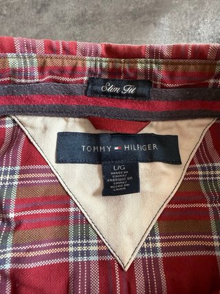 Camisa Cuadros Tommy Hilfiger Talla L