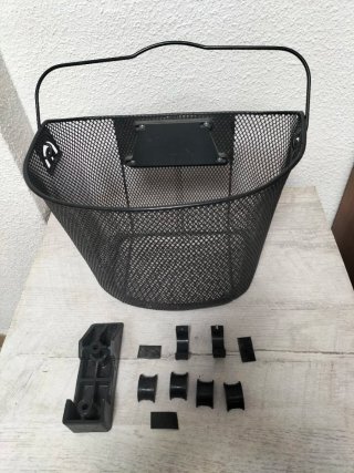 Cesta Delantera Bici Negra