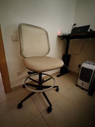 Silla de oficina Vitra Beige/Negro