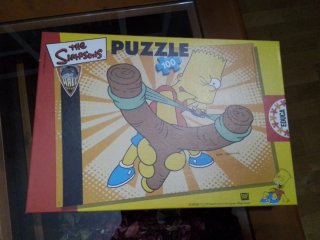 Puzzle Los Simpson Bart con Tirachinas 100 Piezas