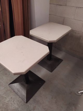 Mesa Hostelería Madera y Metal