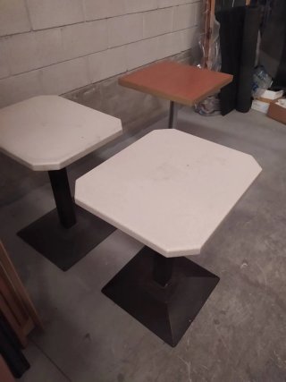 Mesa Hostelería Madera y Metal