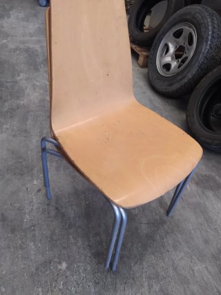Mesa Hostelería Madera y Metal