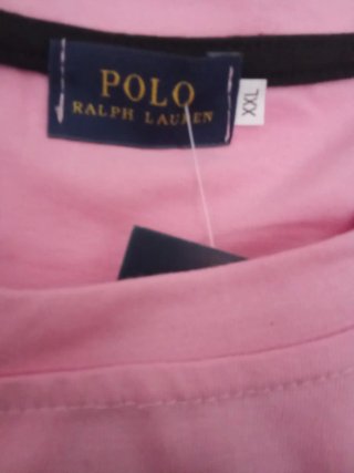 Camiseta Polo Ralph Lauren Rosa Talla XXL unisex