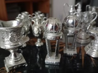 Mini Trofeos Real Madrid Colección Completa