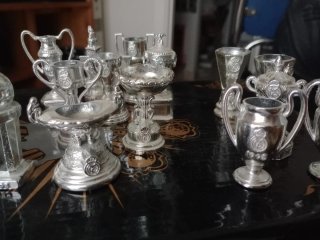 Mini Trofeos Real Madrid Colección Completa