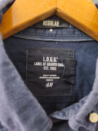 Camisa H&M Azul Talla M