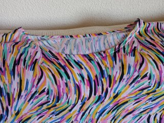 Vestido estampado multicolor