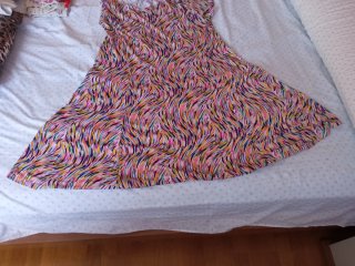 Vestido estampado multicolor