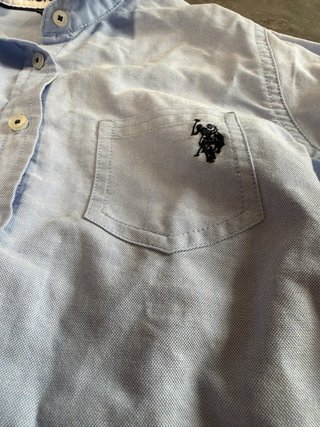 Camisa US Polo Assn Azul Talla M
