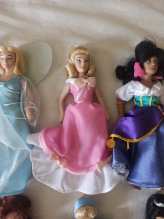 Bambole Disney in porcellana