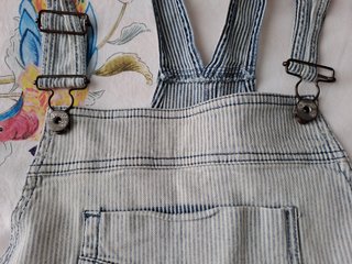 Peto Denim corto Pimkie rayas T.42