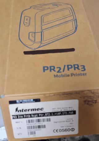 Mini Impresora Portátil Intermec PR3 de cinturon.