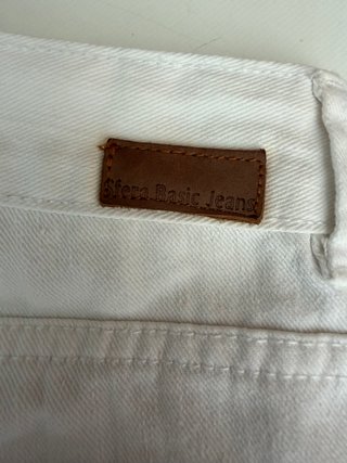 Short blanco denim sfera