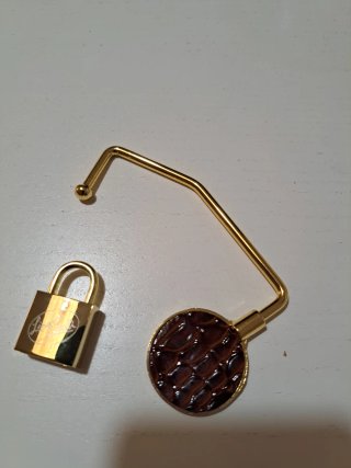 Bolso Lino Corelli Marrón y Dorado