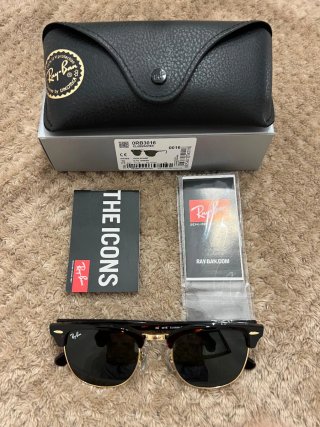 Gafas de Sol Ray-Ban Clubmaster Tortoise RB3016