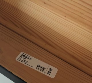 2 Sillas Ikea Ingolf Negras Madera