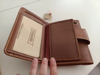 Monedero Pielnoble Caramelo