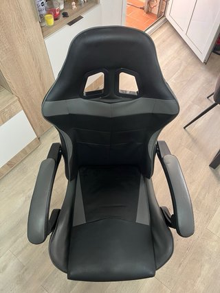 Silla Gamer Negra y Gris