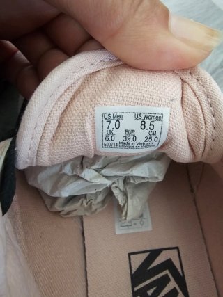 Zapatillas Vans Rosa Suela Goma. Talla 39. UK 6.