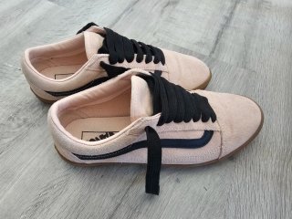 Zapatillas Vans Rosa Suela Goma. Talla 39. UK 6.